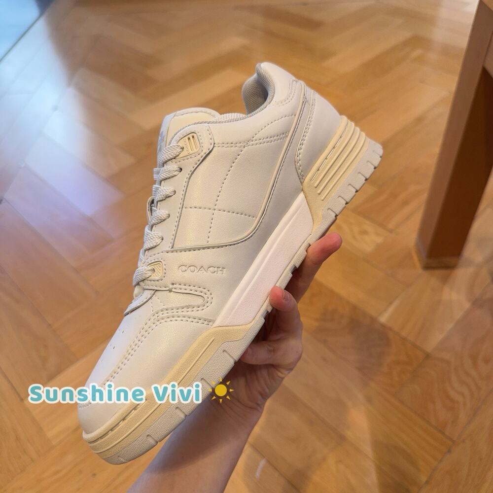 NWT Coach Men's Soho Sneaker With Signature Canvas White CAG01 US 10